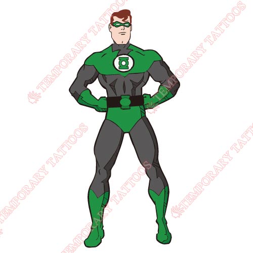 Green Lantern Customize Temporary Tattoos Stickers NO.134